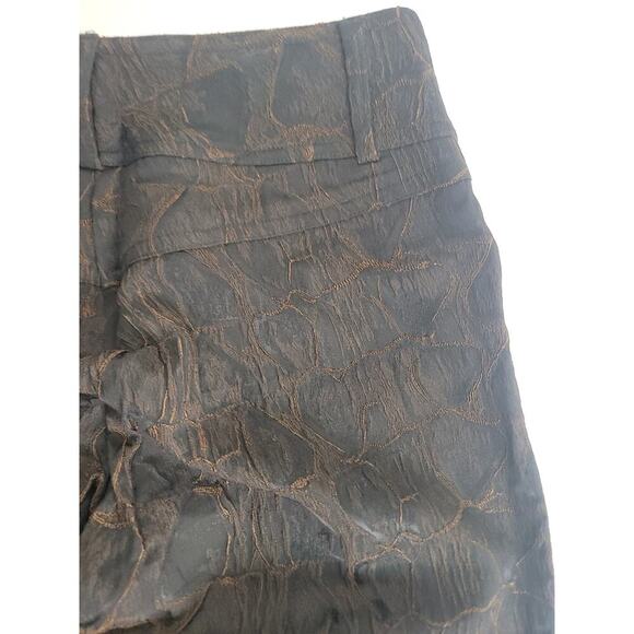 CACHE LUXE Trouser Flare Pants SZ 2 Brocade Textured Fatal-fashion Office Siren - Picture 10 of 10